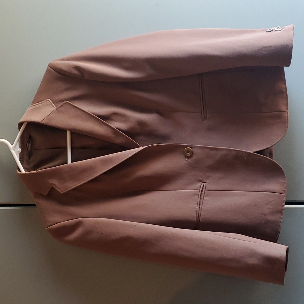 Vintage 100% wool brown blazer